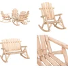 Image de vidaXL - 5-delige - Loungeset - massief - vurenhout