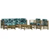 Image de vidaXL - 7-delige - Loungeset - met - kussens - geïmpregneerd - grenenhout