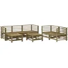 Image de vidaXL - 7-delige - Loungeset - geïmpregneerd - grenenhout