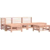Image de vidaXL - 6-delige - Loungeset - massief - douglashout