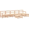 Image de vidaXL - 7-delige - Loungeset - massief - grenenhout