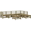 Image de vidaXL - 7-delige - Loungeset - geïmpregneerd - grenenhout