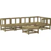 Image de vidaXL - 6-delige - Loungeset - geïmpregneerd - grenenhout