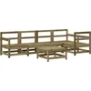 Image de vidaXL - 6-delige - Loungeset - geïmpregneerd - grenenhout
