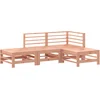 Image de vidaXL - 4-delige - Loungeset - massief - douglashout