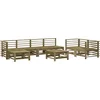 Image de vidaXL - 8-delige - Loungeset - geïmpregneerd - grenenhout