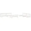 Image de vidaXL - 6-delige - Loungeset - massief - grenenhout - wit