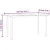 Image de vidaXL - 5-delige - Tuinset - met - kussens - poly - rattan - en - staal