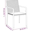 Image de vidaXL - 7-delige - Tuinset - met - kussens - poly - rattan - en - staal