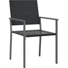 Image de vidaXL - 5-delige - Tuinset - poly - rattan - en - staal