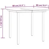 Image de vidaXL - 5-delige - Tuinset - met - kussens - poly - rattan - en - staal