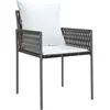 Image de vidaXL - 5-delige - Tuinset - met - kussens - poly - rattan - en - staal