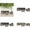 Image de vidaXL - 6-delige - Loungeset - met - kussens - poly - rattan - grijs