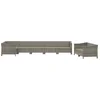 Image de vidaXL - 8-delige - Loungeset - met - kussens - poly - rattan - grijs