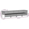 Image de vidaXL - 8-delige - Loungeset - met - kussens - poly - rattan - grijs