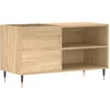 Image de vidaXL - Platenkast - 85x38x48 - cm - bewerkt - hout - sonoma - eikenkleurig