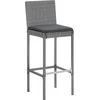 Image de vidaXL - 9-delige - Tuinbarset - met - kussens - poly - rattan - grijs
