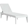 Image de vidaXL - Ligbed - 186x60x29 - cm - polypropeen - wit