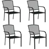 Image de vidaXL - 5-delige - Tuinset - staal - antracietkleurig