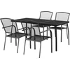 Image de vidaXL - 5-delige - Tuinset - staal - antracietkleurig