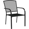 Image de vidaXL - 9-delige - Tuinset - staal - antracietkleurig