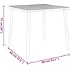 Image de vidaXL - 5-delige - Tuinset - staal - antracietkleurig