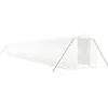Image de vidaXL - Tuinkas - met - stalen - frame - 44 - m² - 22x2x2 - m - wit