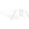 Image de vidaXL - Tuinkas - met - stalen - frame - 36 - m² - 12x3x2 - m - wit