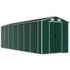 Image de vidaXL - Tuinschuur - 191x640x198 - cm - gegalvaniseerd - staal - groen