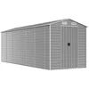Image de vidaXL - Tuinhuis - Lichtgrijs - 191x555x198 - cm - Gegalvaniseerd - Staal