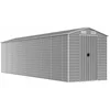 Image de vidaXL - Tuinhuis - Lichtgrijs - 191x725x198 - cm - Gegalvaniseerd - Staal
