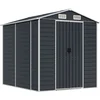 Image de vidaXL - Tuinschuur - 191x215x198 - cm - gegalvaniseerd - staal - antracietkleurig