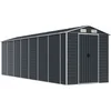 Image de vidaXL - Tuinschuur - 191x640x198 - cm - gegalvaniseerd - staal - antracietkleurig