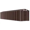 Image de vidaXL - Tuinschuur - 191x980x198 - cm - gegalvaniseerd - staal - bruin