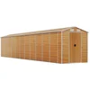 Image de vidaXL - Tuinschuur - 191x980x198 - cm - gegalvaniseerd - staal - lichtbruin