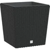 Image de vidaXL - Plantenbak - met - uitneembare - bak - rattan-look - 21/32 - L - PP - antraciet