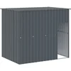 Image de vidaXL - Hondenhok - met - dak - 214x153x181 - cm - gegalvaniseerd - staal - antraciet