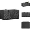 Image de vidaXL - Opbergtas - voor - kerstbomen - 150x75x75 - cm - polyetheen - zwart