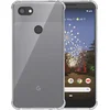 Image de Telefoonhoesje Geschikt voor Google Pixel 3A Transparant - Shockproof TPU Siliconen Case met Stootrand Doorzichtig - Smartphonica geschikt voor Google Pixel 3A