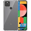 Image de Telefoonhoesje Geschikt voor Google Pixel 5A Transparant - Shockproof TPU Siliconen Case met Stootrand Doorzichtig - Smartphonica geschikt voor Google Pixel 5A