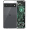 Image de Telefoonhoesje Geschikt voor Google Pixel 6 Pro Transparant - Shockproof TPU Siliconen Case met Stootrand Doorzichtig - Smartphonica geschikt voor Google Pixel 6 Pro
