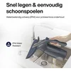 Image de Elektrische Raamwisser voor Douchewand, Ramen & Spiegels CrystalClear   USB Oplaadbaar Ruitenreiniger   Ramenwasser met Sprayfunctie & Afneembaar Reservoir   Incl. 2 Microvezeldoeken   Samako