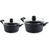 Image de Westinghouse 2-delige Braadpannenset   Ø 24 & 28 cm   Inductie   Black Marble