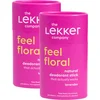 Image de The Lekker Company deodorant stick lavendel duoverpakking