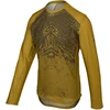 Image de AGU Venture - MTB Fietsshirt Lange Mouwen - Wielrenshirt - Baggy Fit - Unisex - Bruin - 100% Polyester - Ademend Mesh Rugpand - Zakje met Rits - Verlengde Achterzijde - M
