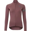Image de AGU Essential - Thermo Fietsshirt - Wielrenshirt Lange Mouwen - Dames - Paars - XL - Fleece kraag - Reflecterende details - 3 achterzakken