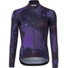 Image de AGU Flower - Fietsshirt Lange Mouwen - Wielrenshirt - Dames - Paars - XXL - Gerecycled Polyester - YKK Rits - Siliconen Gripper - 4 Achterzakken