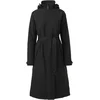 Image de Trench Coat Winter Regenjas Dames Black