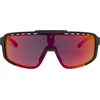 Image de AGU Bold 2.0 - Fietsbril - Rode lens - Unisex - Zwart - UV bescherming - Anti-fog - Zichtverbetering - Aerodynamisch design