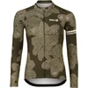 Image de AGU Essential Striped Flower - Fietsshirt Lange Mouwen - Wielrenshirt - Dames - Groen - 3 Achterzakken - YKK Rits - Siliconen Gripper - XL